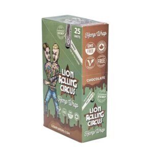 Hemp Wrap Chocolate Lion Rolling Circus (25x2)