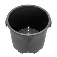 Maceta Redonda Negra 35 cm. - 27 lt.