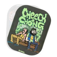 .Iman Nevera Tapa para Bandeja Metal 18x14 cm. G-Rollz Cheech & Chong In da Chair