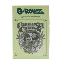 Papel de fumar G-Rollz 1.1/4 Tips & Tray Cheech & Chong  Green 16 librillos